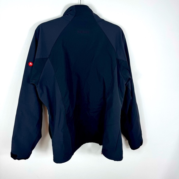 Marmot Windstopper Jacket Black Mens Large Windbreaker Full Zip Outdoor Gorpcore - Picture 9 of 9